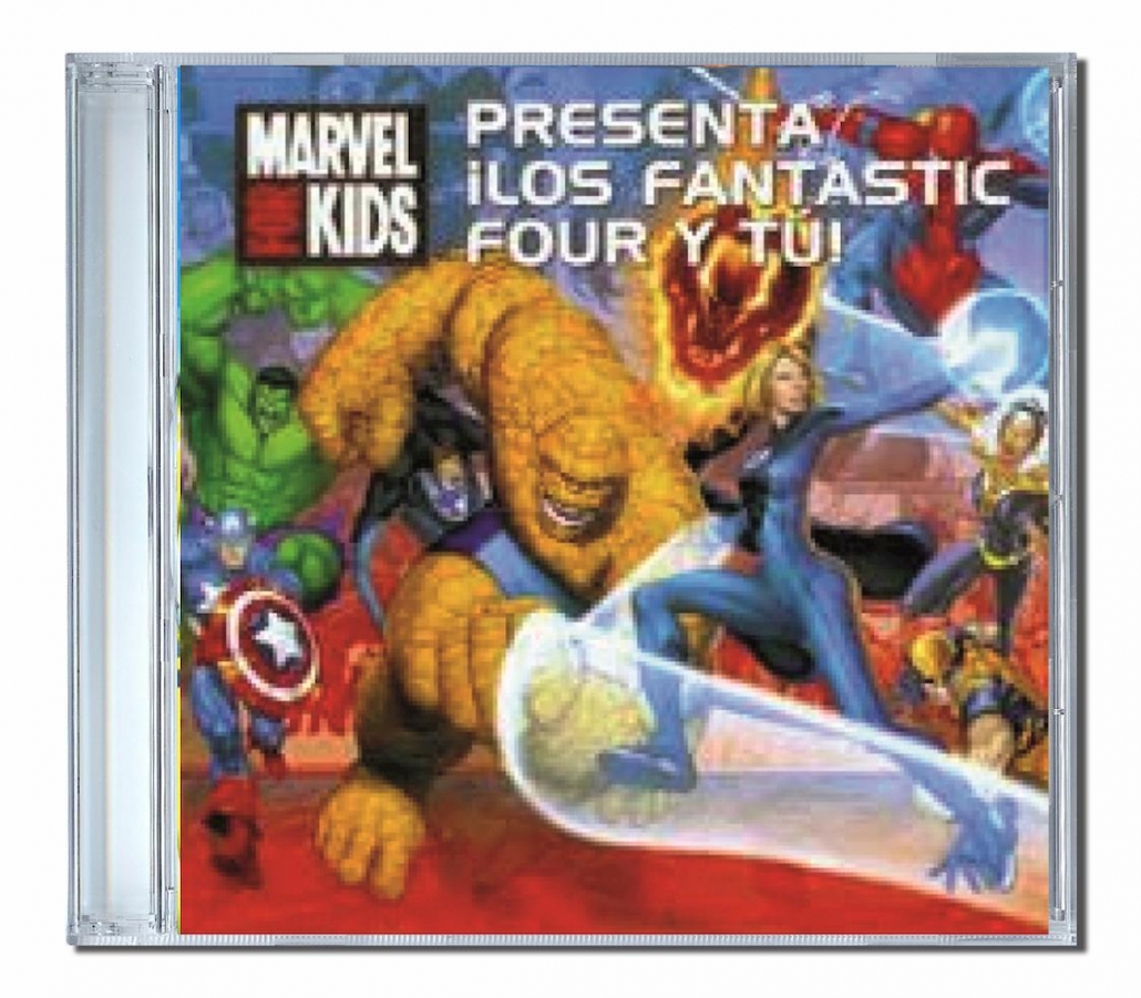 Espagnol-Presenta fantastic 4_cd_personnalise_enfant