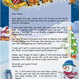 Christmas letter